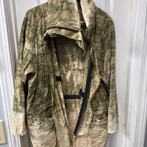 Tribe Kelley Hand-Bleached Camo Jacket